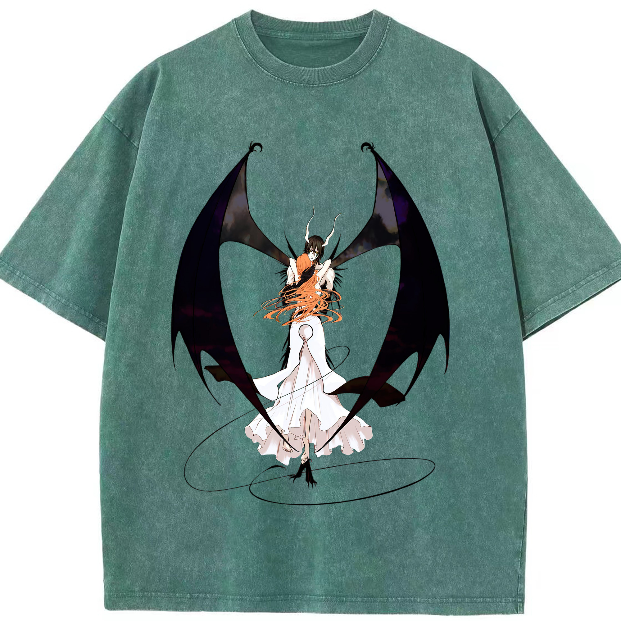 （画像用） ブリーチ ウルキオラ·シファー BLEACH Ulquiorra cifer 綿100% ヴィンテージ風 半袖Tシャツ（フロントプリント）